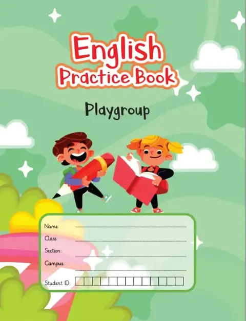 Allied School Books English Practice Book for Playgroup 2026