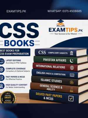 CSS Books in Pakistan | Examtips.pk